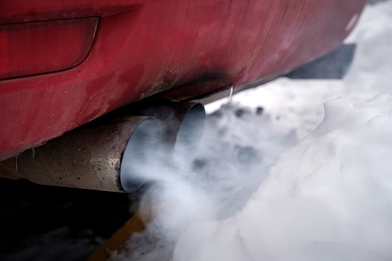 Car Smoke emission